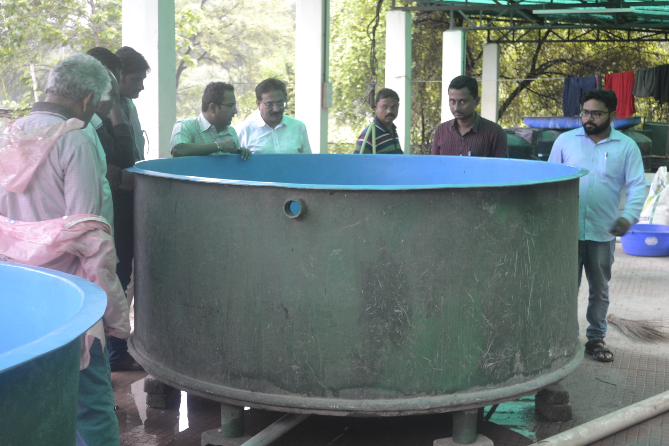 FRP Hatchery for IMC breeding